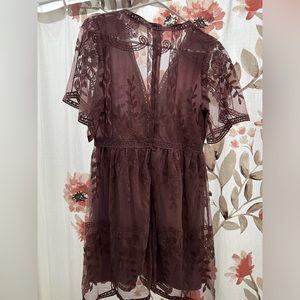 Purple Bella Ella Dress Size L